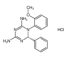 (R)-1-(2-methoxyphenyl)-6-phenyl-1,6-dihydro-1,3,5-triazine-2,4-diamine hydrochloride_679411-45-1