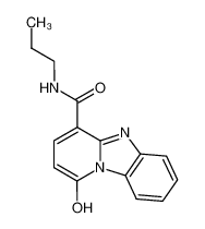 1-oxo-1,5-dihydro-benzo[4,5]imidazo[1,2-a]pyridine-4-carboxylic acid propylamide_67942-17-0
