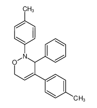 3-phenyl-2,4-di-p-tolyl-3,6-dihydro-2H-[1,2]oxazine_67946-43-4