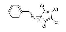 (η1-pentachlorocyclopentadienyl)benzylmercury_67951-83-1