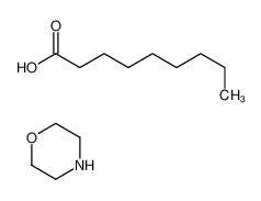 morpholine,nonanoic acid_67952-98-1