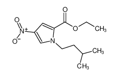 1H-Pyrrole-2-carboxylic acid, 1-(3-methylbutyl)-4-nitro-, ethyl ester_67973-87-9