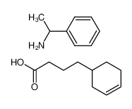 4-Cyclohex-3-enyl-butyric acid; compound with 1-phenyl-ethylamine_67976-91-4