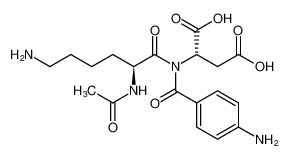 L-Aspartic acid, N2-acetyl-L-lysyl-4-aminobenzoyl-_679784-36-2