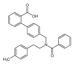 4'-((N-(4-methylphenethyl)benzamido)methyl)-[1,1'-biphenyl]-2-carboxylic acid_679791-08-3