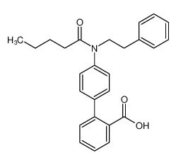 [1,1'-Biphenyl]-2-carboxylic acid, 4'-[(1-oxopentyl)(2-phenylethyl)amino]-_679793-37-4