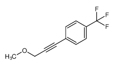 Benzene, 1-(3-methoxy-1-propynyl)-4-(trifluoromethyl)-_679796-80-6