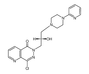 8-chloro-6-[2-hydroxy-3-(4-pyridin-2-yl-piperazin-1-yl)-propyl]-6H-pyrido[2,3-d]pyridazin-5-one_67981-09-3