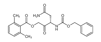 (S)-5-amino-3-(((benzyloxy)carbonyl)amino)-2,5-dioxopentyl 2,6-dimethylbenzoate_679836-54-5