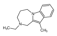 1H-[1,4]Diazepino[1,2-a]indole, 2-ethyl-2,3,4,5-tetrahydro-11-methyl-_679837-82-2