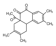 10a-Acetyl-2,3,6,7-tetramethyl-1,4,4a,10a-tetrahydro-phenanthrene-9,10-dione_67984-83-2