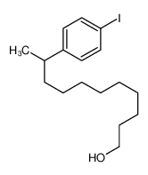 10-(4-iodophenyl)undecan-1-ol_67987-28-4