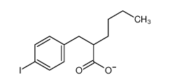 2-[(4-iodophenyl)methyl]hexanoate_67987-33-1
