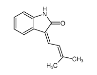 3-(3-methyl-but-2-enylidene)-1,3-dihydro-indol-2-one_67987-49-9