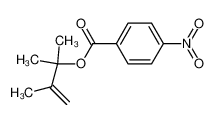 4-Nitro-benzoic acid 1,1,2-trimethyl-allyl ester_68001-65-0