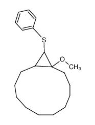 1-Methoxy-13-phenylsulfanyl-bicyclo[10.1.0]tridecane_68002-00-6