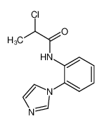 2-chloro-N-(2-imidazol-1-yl-phenyl)-propionamide_68007-75-0