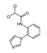 2,2-dichloro-N-(2-imidazol-1-yl-phenyl)-acetamide_68007-76-1
