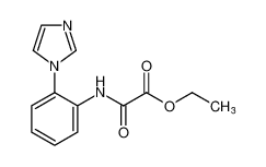 Acetic acid, [[2-(1H-imidazol-1-yl)phenyl]amino]oxo-, ethyl ester_68007-78-3