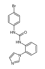 1-(4-bromo-phenyl)-3-(2-imidazol-1-yl-phenyl)-urea_68008-23-1