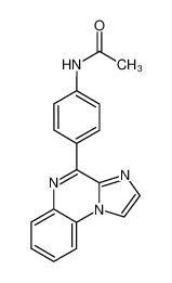 N-(4-imidazo[1,2-a]quinoxalin-4-yl-phenyl)-acetamide_68008-95-7
