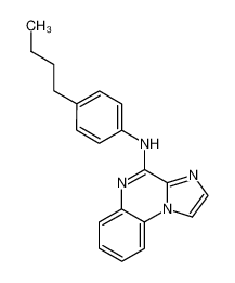 (4-butyl-phenyl)-imidazo[1,2-a]quinoxalin-4-yl-amine_68009-35-8