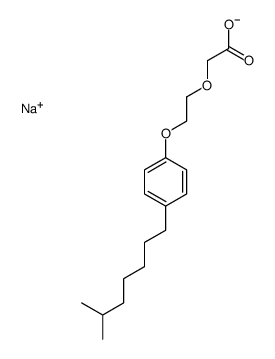 sodium,2-[2-[4-(6-methylheptyl)phenoxy]ethoxy]acetate_68015-73-6