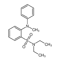 Benzenesulfonamide, N,N-diethyl-2-(methylphenylamino)-_680183-32-8