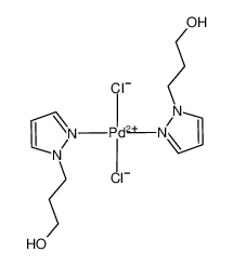 trans-[PdCl2(1-(3-hydroxypropyl)pyrazole)2]_680183-60-2