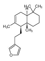 3-(2-((1S,4aS,8aS)-2,5,5,8a-tetramethyl-1,4,4a,5,6,7,8,8a-octahydronaphthalen-1-yl)ethyl)furan_680191-52-0