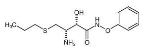 Butanamide, 3-amino-2-hydroxy-N-phenoxy-4-(propylthio)-, (2S,3S)-_680192-34-1