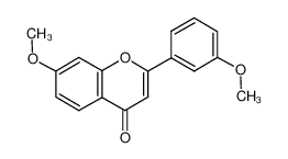 7-methoxy-2-(3-methoxyphenyl)chromen-4-one_6802-49-9