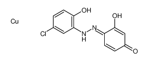(4E)-4-[(5-chloro-2-hydroxyphenyl)hydrazinylidene]-3-hydroxycyclohexa-2,5-dien-1-one,copper_68025-42-3