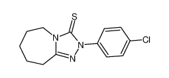 2-(4-chloro-phenyl)-2,5,6,7,8,9-hexahydro-[1,2,4]triazolo[4,3-a]azepine-3-thione_68049-58-1