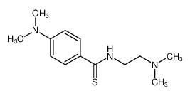 4-(dimethylamino)-N-(2-(dimethylamino)ethyl)benzothioamide_68055-37-8