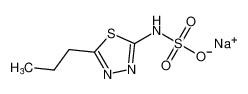 sodium (5-propyl-1,3,4-thiadiazol-2-yl)sulfamate_680572-09-2