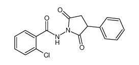 Benzamide, 2-chloro-N-(2,5-dioxo-3-phenyl-1-pyrrolidinyl)-_680577-33-7