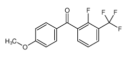 [2-fluoro-3-(trifluoromethyl)phenyl]-(4-methoxyphenyl)methanone_680610-53-1