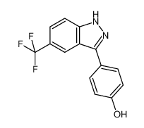 4-[5-(trifluoromethyl)-1H-indazol-3-yl]phenol_680613-09-6