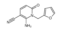 3-Pyridinecarbonitrile, 2-amino-1-(2-furanylmethyl)-1,6-dihydro-6-oxo-_680619-79-8