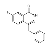 4-benzyl-7,8-diiodo-2H-phthalazin-1-one_68062-53-3