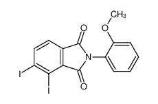 4,5-diiodo-2-(2-methoxy-phenyl)-isoindole-1,3-dione_68062-66-8