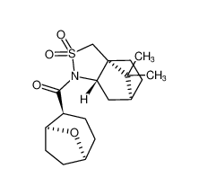 ((1S,2S,5S)-8-oxabicyclo[3.2.1]octan-2-yl)((3aR,6S,7aS)-8,8-dimethyl-2,2-dioxidotetrahydro-3H-3a,6-methanobenzo[c]isothiazol-1(4H)-yl)methanone_680622-06-4
