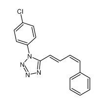 1H-Tetrazole, 1-(4-chlorophenyl)-5-[(1E,3Z)-4-phenyl-1,3-butadienyl]-_680622-52-0