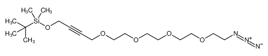 4,9,12,15,18-Pentaoxa-3-silaeicos-6-yne, 20-azido-2,2,3,3-tetramethyl-_680622-89-3