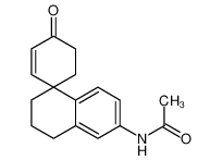 N-(4-oxo-3',4'-dihydro-2'H-spiro[cyclohexane-1,1'-naphthalen]-2-en-6'-yl)acetamide_68063-53-6