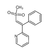2-((E)-2-Methanesulfonyl-1-phenyl-vinyl)-pyridine_68063-83-2