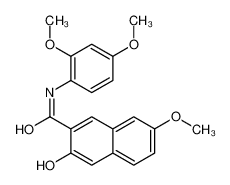 N-(2,4-dimethoxyphenyl)-3-hydroxy-7-methoxynaphthalene-2-carboxamide_68084-37-7