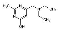 6-((diethylamino)methyl)-2-methylpyrimidin-4-ol_68089-81-6