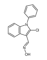 2-Chloro-1-phenyl-1H-indole-3-carbaldehyde oxime_68096-65-1
